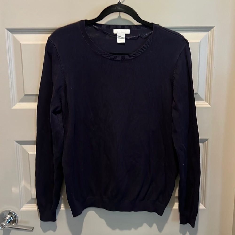 H and M Navy blue crew neck sweater